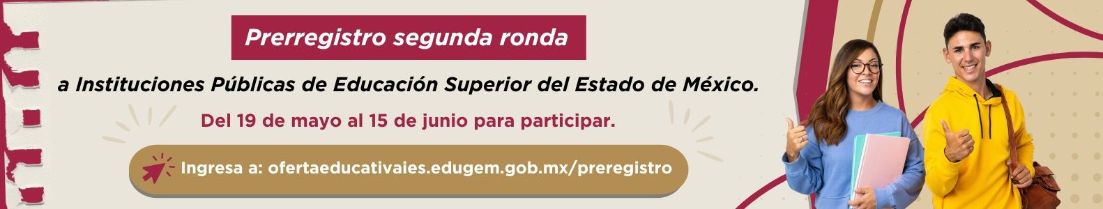 Convocatoria Pre-registro Segunda Ronda 2025