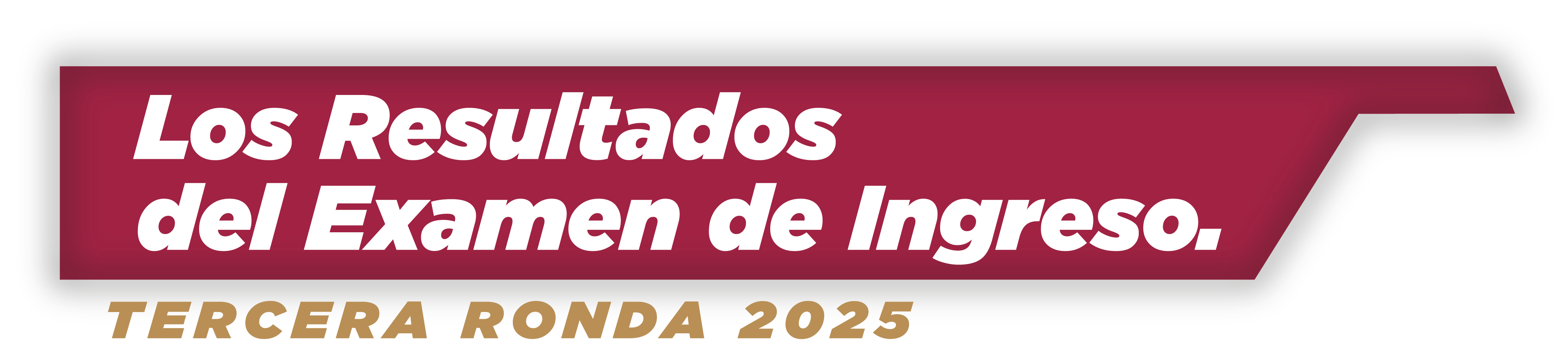 Resultados 3ra Ronda 2025